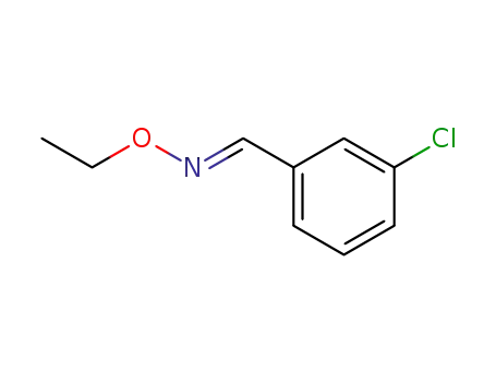 Molecular Structure of 141891-20-5 (Benzaldehyde, 3-chloro-, O-ethyloxime, (E)-)