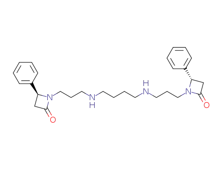 1,12((4S,4S')Bis(N-4-phenyl-2-oxoazetidino))-4,9-diazododecane