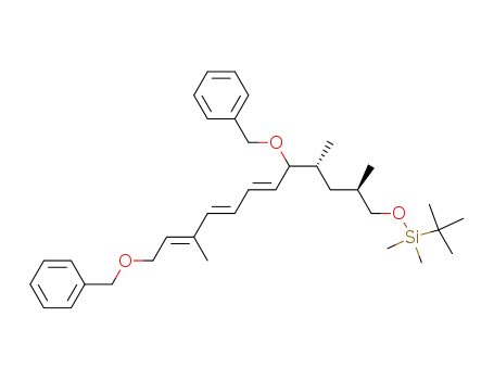 ((6E,8E,10E)-(2R,4R)-5,12-Bis-benzyloxy-2,4,10-trimethyl-dodeca-6,8,10-trienyloxy)-tert-butyl-dimethyl-silane