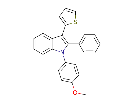 1-(4-methoxyphenyl)-2-phenyl-3-(thiophen-2-yl)-1H-indole