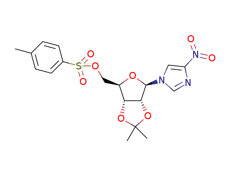 1-(2,3-O-isopropylidene-5-O-tosyl-β-D-ribofuranosyl)-4-nitroimidazole