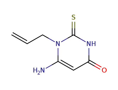 4(1H)-Pyrimidinone, 6-amino-2,3-dihydro-1-(2-propenyl)-2-thioxo-