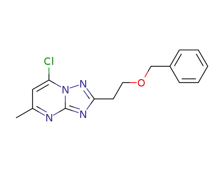 7-chloro-5-methyl-2-{2-[(phenylmethyl)oxy]ethyl}[1,2,4]triazolo[1,5-a]pyrimidine