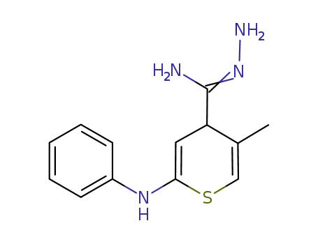4-amidrazono-2-phenylamino-5-methyl-4H-thiopyran
