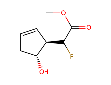 Methyl fluoro[(1R,5R)-5-hydroxycyclopent-2-en-1-yl]acetate(852395-14-3)