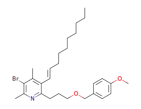 2-(3-(4-methoxybenzyloxy)propyl)-5-bromo-3-((E)-dec-1-enyl)-4,6-dimethylpyridine
