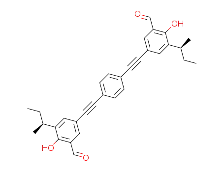 (S,S)-1,4-bis((5-sec-butyl-4-hydroxy-3-formylphenyl)ethynyl)benzene