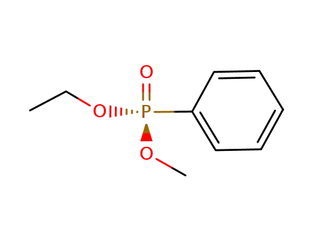 Molecular Structure of 77314-08-0 (Phosphonic acid, phenyl-, ethyl methyl ester, (R)-)