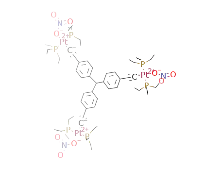 1,1,1-tris[4-(trans-Pt(PEt<sub>3</sub>)2(NO<sub>3</sub>))ethynylphenyl]ethane