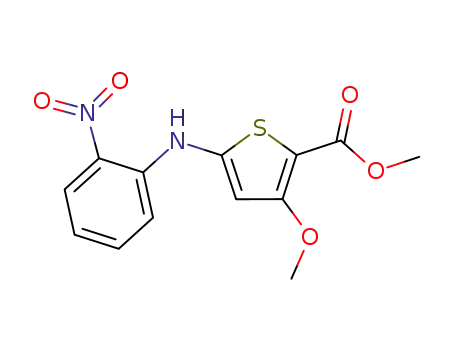 methyl 3-methoxy-5-(2-nitrophenylamino)thiophene-2-carboxylate