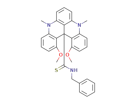 N-benzyl-1,13-dimethoxy-5,9-dimethyl-9,13b-dihydro-5H-quinolino[2,3,4-kl]acridine-13b-carbothioamide