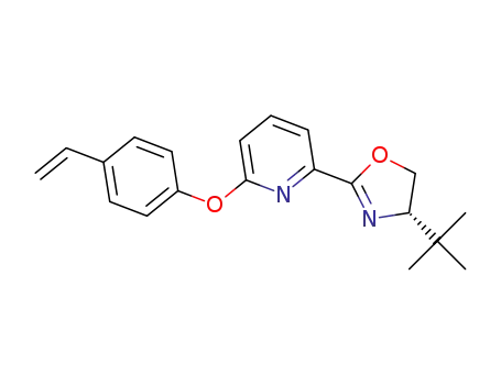 2-[(S)-4,5-dihydro-4-tert-butyl-1,3-oxazol-2-yl]-6-(4-vinylphenoxy)pyridine