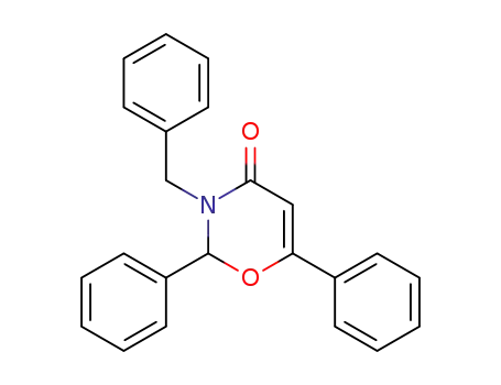 4H-1,3-Oxazin-4-one, 2,3-dihydro-2,6-diphenyl-3-(phenylmethyl)-