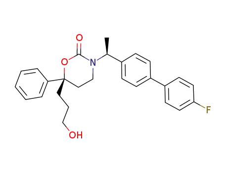 (R)-3-((S)-1-(4'-fluorobiphenyl-4-yl)ethyl)-6-(3-hydroxypropyl)-6-phenyl-1,3-oxazinan-2-one