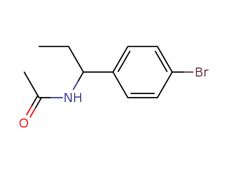 Molecular Structure of 134920-37-9 (N-[1-(4-bromophenyl)propyl]acetamide)