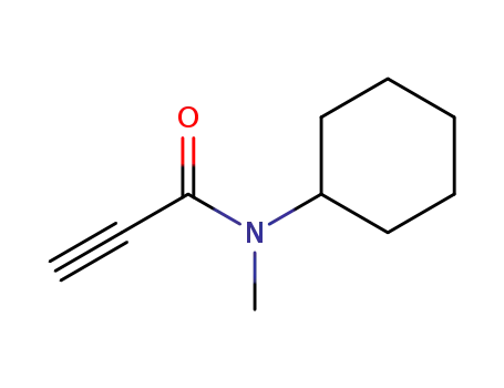 Molecular Structure of 1309932-49-7 (N-cyclohexyl-N-methylpropiolamide)
