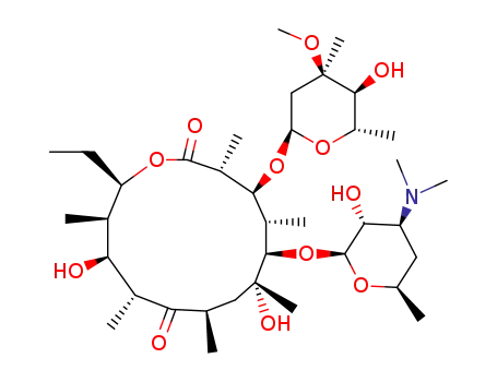 Molecular Structure of 527-75-3 (ERYTHROMYCIN B (150 MG))