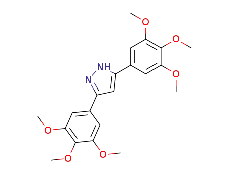 Molecular Structure of 851729-28-7 (1H-Pyrazole, 3,5-bis(3,4,5-trimethoxyphenyl)-)