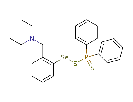 [2-(Et<sub>2</sub>NCH<sub>2</sub>)C<sub>6</sub>H<sub>4</sub>]SeSP(S)Ph<sub>2</sub>