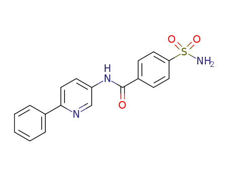 N-(6-phenylpyridin-3-yl)-4-sulfamoylbenzamide