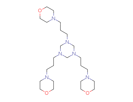 1,3,5-Triazine,hexahydro-1,3,5-tris[3-(4-morpholinyl)propyl]- cas  5434-22-0