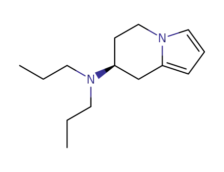 Molecular Structure of 140848-65-3 (7-N,N-dipropylamino-5,6,7,8-tetrahydroindolizine)