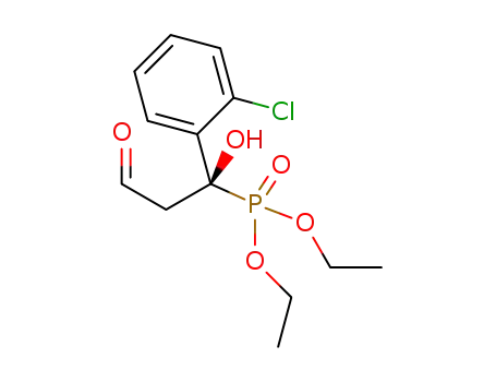 (R)-diethyl [1-(2-chlorophenyl)-1-hydroxy-3-oxopropyl]phosphonate