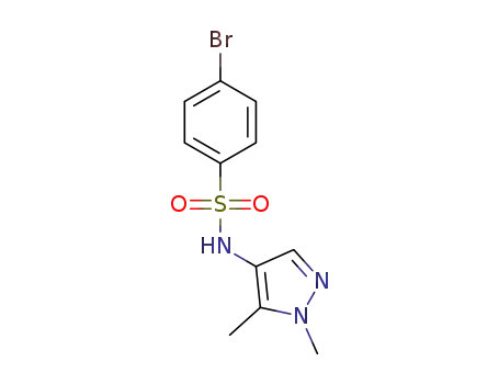 4-bromo-N-(1,5-dimethyl-1H-pyrazol-4-yl)benzenesulfonamide