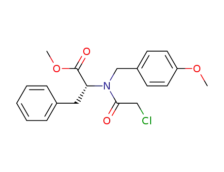 D-Phenylalanine, N-(chloroacetyl)-N-[(4-methoxyphenyl)methyl]-, methyl
ester