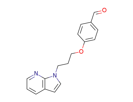 Benzaldehyde, 4-[3-(1H-pyrrolo[2,3-b]pyridin-1-yl)propoxy]-