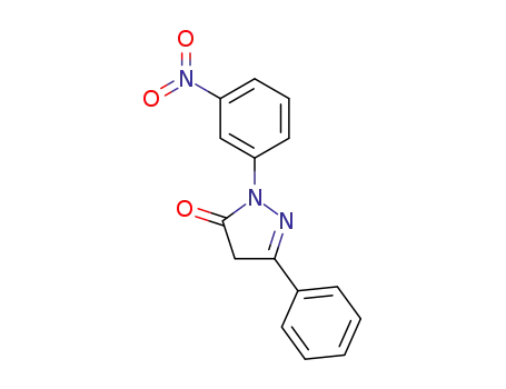 3H-Pyrazol-3-one, 2,4-dihydro-2-(3-nitrophenyl)-5-phenyl-