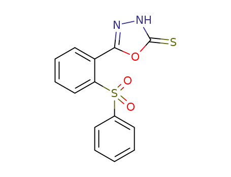 5-[2-(phenylsulfonyl)phenyl]-1,3,4-oxadiazole-2(3H)-thione