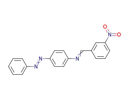 Molecular Structure of 111438-25-6 (N-(3-nitrobenzylidene)-4-(phenyldiazenyl)aniline)