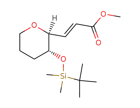 (E)-3-[(2S,3R)-3-(tert-Butyl-dimethyl-silanyloxy)-tetrahydro-pyran-2-yl]-acrylic acid methyl ester