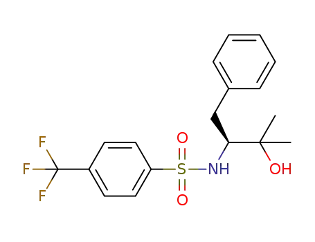 C<sub>18</sub>H<sub>20</sub>F<sub>3</sub>NO<sub>3</sub>S