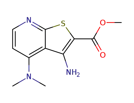 3-아미노-4-디메틸아미노-티에노[2,3-B]피리딘-2-카르복실산 메틸 에스테르