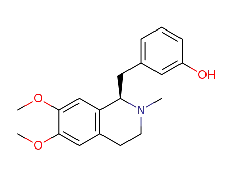 Phenol,3-[[(1R)-1,2,3,4-tetrahydro-6,7-dimethoxy-2-methyl-1-isoquinolinyl]methyl]-