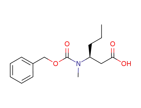 (3S)-3-(methyl{[(phenylmethyl)oxy]carbonyl}amino)hexanoic acid