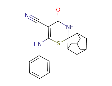 5-cyano-6-phenylamino-2,2-adamantyliden-2,3-dihydro-1,3-thiazin-4(1H)-one