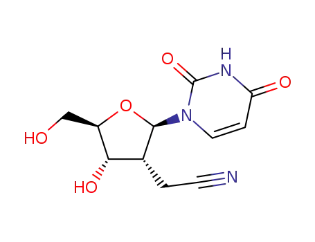 Molecular Structure of 185142-00-1 (Uridine, 2'-(cyanomethyl)-2'-deoxy-)