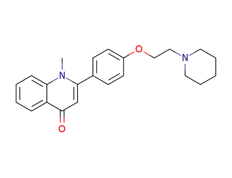 1-methyl-2-[4-(2-piperidin-1-ylethoxy)phenyl]quinolin-4(1H)-one