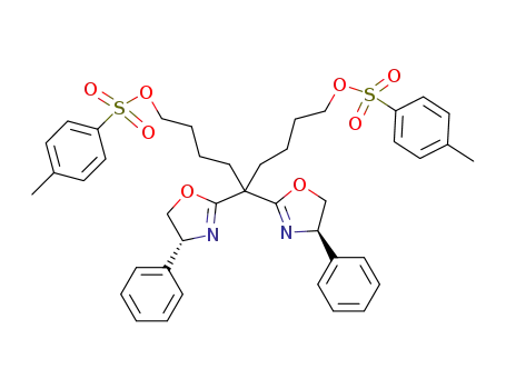 5,5-bis[(R)-4,5-dihydro-4-phenyloxazol-2-yl]nonane-1,9-ditosylate