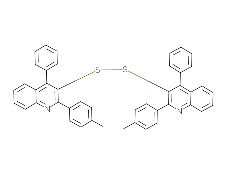 di[2-(4-methylphenyl)-4-phenyl-3-quinolyl] disulfide