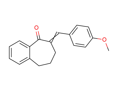 6-(4-methoxybenzylidene)-6,7,8,9-tetrahydro-5H-benzocyclohepten-5-one
