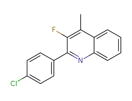 2-(4-chlorophenyl)-3-fluoro-4-methylquinoline