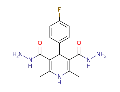 4-(4-fluorophenyl)-2,6-dimethyl-1,4-dihydropyridine-3,5-dicarbohydrazide