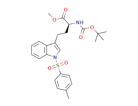 tert-butyl (S)-1-(methoxycarbonyl)-3-(1-tosyl-1H-indol-3-yl)propylcarbamate