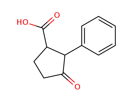 trans-(+/-)-2-Phenylcyclopentan-3-one-1-carboxylic acid