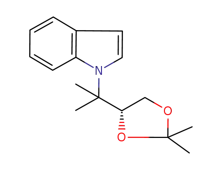1-[1-(2,2-dimethyl-[1,3]dioxolan-4-yl)-1-methyl-ethyl]-1<i>H</i>-indole