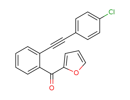 (2-((4-chlorophenyl)ethynyl)phenyl)(furan-2-yl)methanone